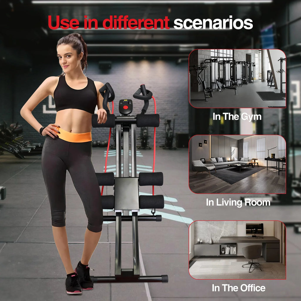 Foldable Ab Machine Workout Equipment for Home Gym